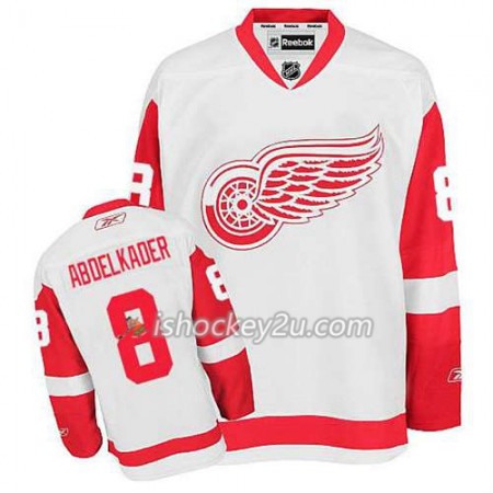 Reebok Mænd NHL Detroit Red Wings Trøje Justin Abdelkader #8 Udebane Hvid