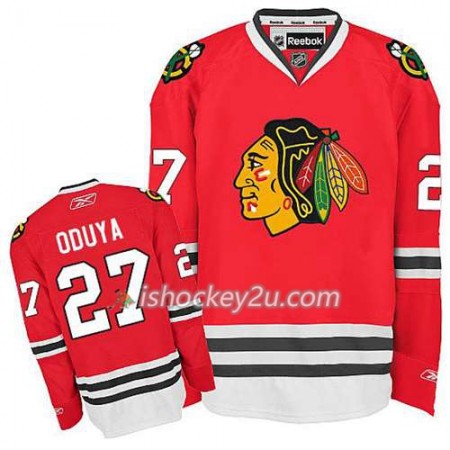 Børn NHL Chicago Blackhawks Trøje Johnny Oduya #27 Premier Hjemme Rød