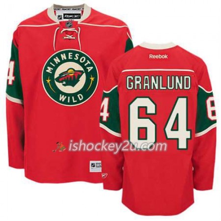 Reebok Mænd NHL Minnesota Wild Trøje Mikael Granlund #64 Hjemme Rød