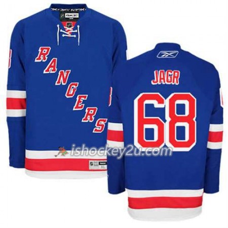 Reebok Mænd NHL New York Rangers Trøje Jaromir Jagr #68 Hjemme Blå