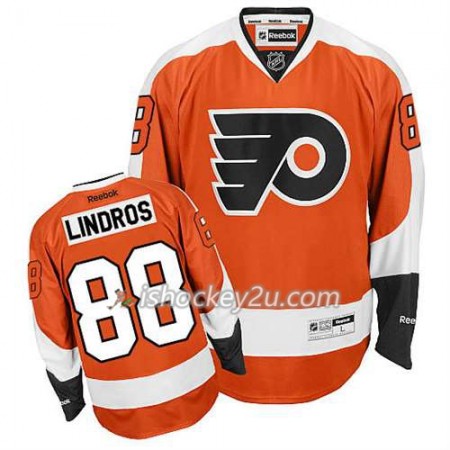 Reebok Mænd NHL Philadelphia Flyers Trøje Eric Lindros #88 Hjemme Orange Reebok Mænd NHL Philadelphia Flyers Trøje Eric Lindros #88 Hjemme Orange