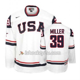 Reebok Mænd NHL USA Team Trøje Ryan Miller #39 Premier Hvid