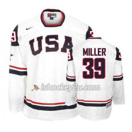 Reebok Mænd NHL USA Team Trøje Ryan Miller #39 Premier Hvid