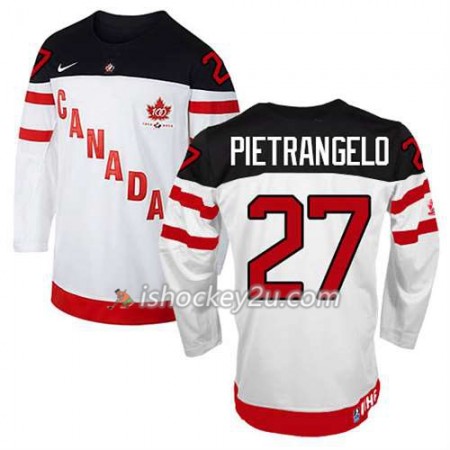 Reebok Mænd NHL Canada Team Trøje Alex Pietrangelo #27 100th Anniversary Hvid