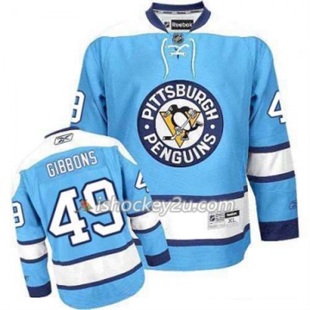 Reebok Mænd NHL Pittsburgh Penguins Trøje Brian Gibbons 49 Tredje