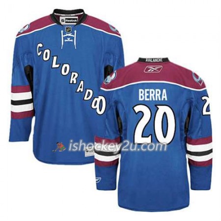 Reebok Mænd NHL Colorado Avalanche Trøje Reto Berra #20 Tredje Blå