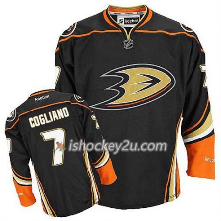 Reebok Mænd NHL Anaheim Ducks Trøje Andrew Cogliano #7 Tredje Sort
