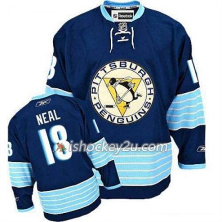 Reebok Mænd NHL Pittsburgh Penguins Trøje James Neal 18 Blå Tredje Reebok Mænd NHL Pittsburgh Penguins Trøje James Neal 18 Blå Tredje