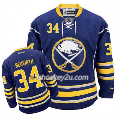 Reebok Mænd NHL Buffalo Sabres Trøje Michal Neuvirth #34 Hjemme Guld