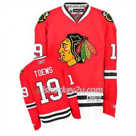 Børn NHL Chicago Blackhawks Trøje Jonathan Toews #19 Premier Hjemme Rød