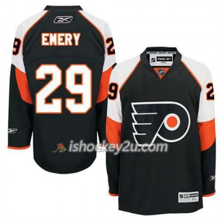 Reebok Mænd NHL Philadelphia Flyers Trøje Ray Emery #29 Tredje Sort