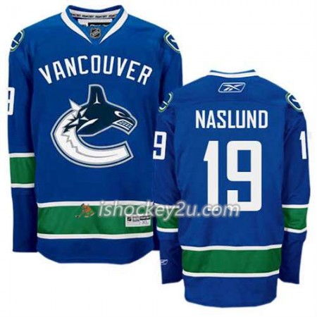 Reebok Mænd NHL Vancouver Canucks Trøje Markus Naslund #19 Hjemme Blå