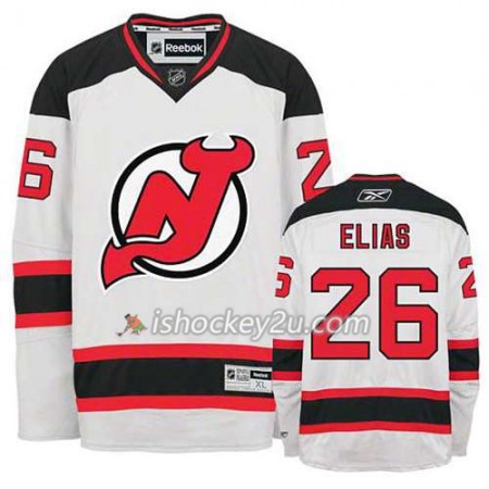 Reebok Mænd NHL New Jersey Devils Trøje Patrik Elias #26 Udebane Hvid