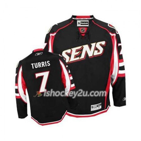 Reebok Mænd NHL Ottawa Senators Trøje Kyle Turris #7 Tredje Sort