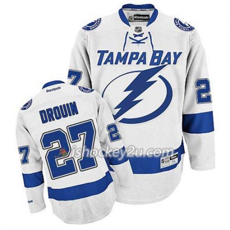 Reebok Mænd NHL Tampa Bay Lightning Trøje Jonathan Drouin #27 Udebane Hvid