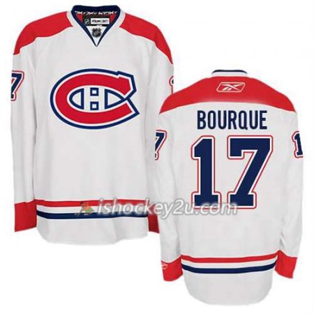 Reebok Mænd NHL Montreal Canadiens Trøje Rene Bourque #17 Udebane Hvid