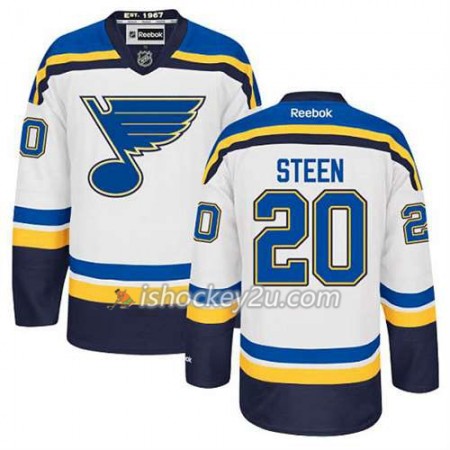 Reebok Mænd NHL St. Louis Blues Trøje Alexander Steen #20 Udebane Hvid