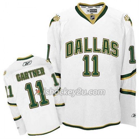 Reebok Mænd NHL Dallas Stars Trøje Mike Gartner #11 Tredje Hvid