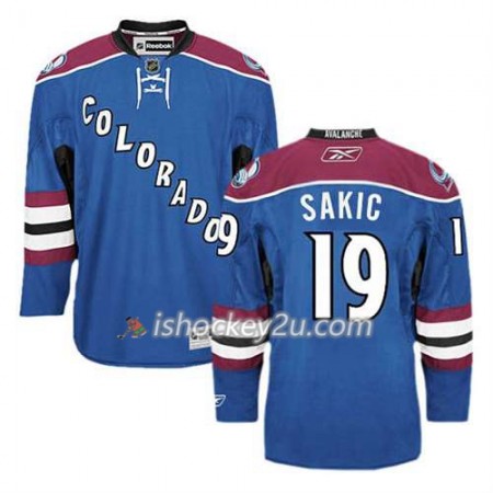 Reebok Mænd NHL Colorado Avalanche Trøje Joe Sakic #19 Tredje Blå