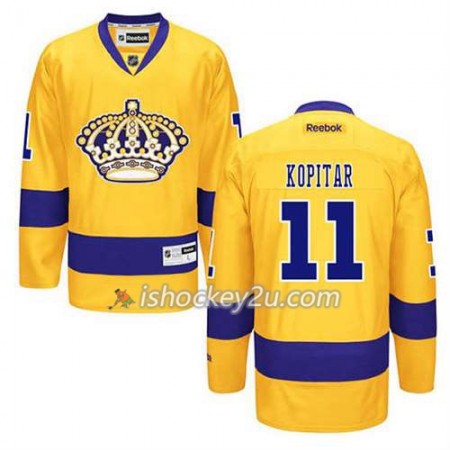 Reebok Dame NHL Los Angeles Kings Trøje Anze Kopitar #11 Premier Tredje Guld