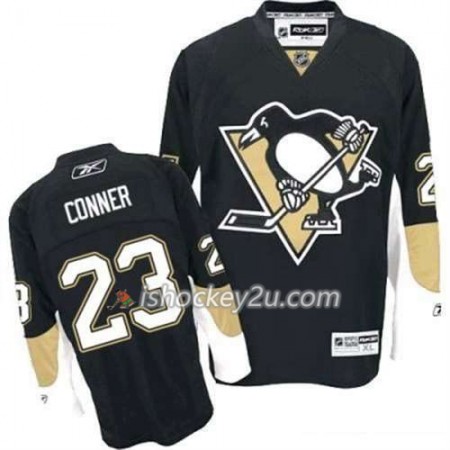 Reebok Mænd NHL Pittsburgh Penguins Trøje Chris Conner 23 Sort Hjemme