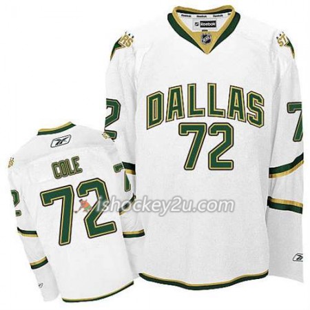 Reebok Mænd NHL Dallas Stars Trøje Erik Cole #72 Tredje Hvid