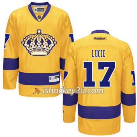 Reebok Mænd NHL Los Angeles Kings Trøje Milan Lucic #17 Tredje Guld