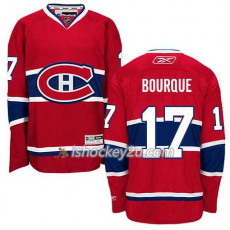 Reebok Mænd NHL Montreal Canadiens Trøje Rene Bourque #17 Hjemme Rød