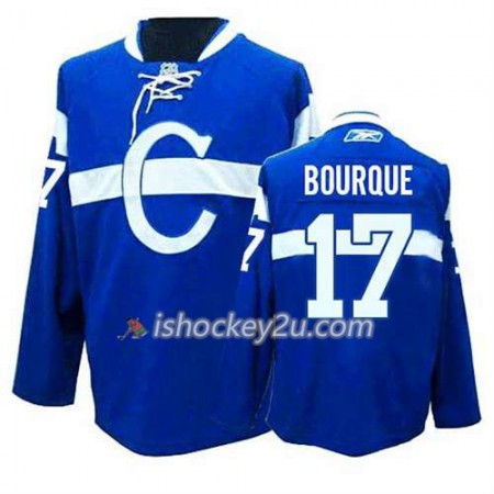 Reebok Mænd NHL Montreal Canadiens Trøje Rene Bourque #17 Tredje Blå