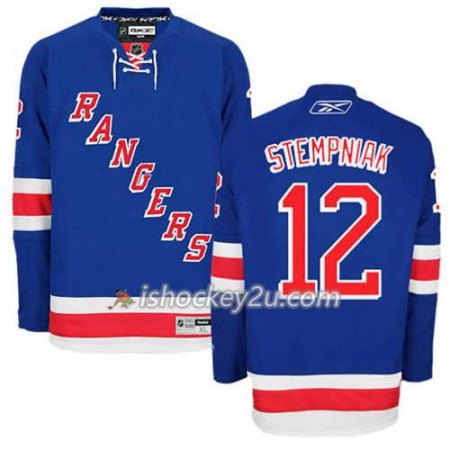 Reebok Mænd NHL New York Rangers Trøje Lee Stempniak #12 Hjemme Blå