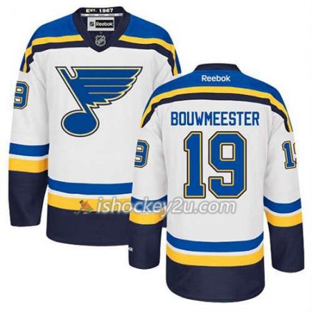 Reebok Mænd NHL St. Louis Blues Trøje Jay Bouwmeester #19 Udebane Hvid