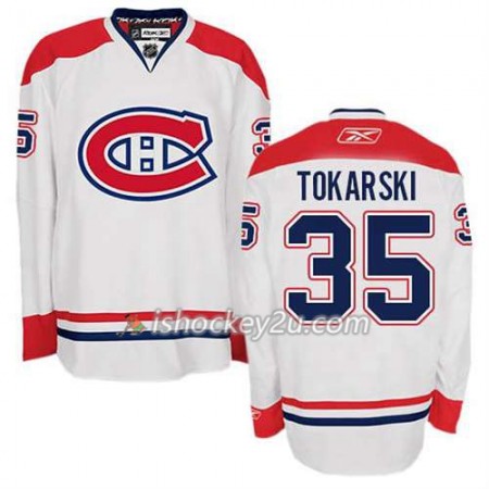 Reebok Mænd NHL Montreal Canadiens Trøje Dustin Tokarski #35 Udebane Hvid