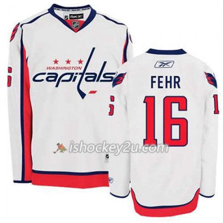 Reebok Mænd NHL Washington Capitals Trøje Eric Fehr #16 Udebane Hvid