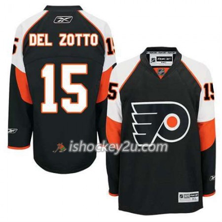 Reebok Mænd NHL Philadelphia Flyers Trøje Michael Del Zotto #15 Tredje Sort