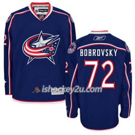 Reebok Mænd NHL Columbus Blue Jackets Trøje Sergei Bobrovsky #72 Hjemme Blå Reebok Mænd NHL Columbus Blue Jackets Trøje Sergei Bobrovsky #72 Hjemme Blå