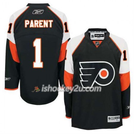 Reebok Mænd NHL Philadelphia Flyers Trøje Bernie Parent #1 Tredje Sort Reebok Mænd NHL Philadelphia Flyers Trøje Bernie Parent #1 Tredje Sort