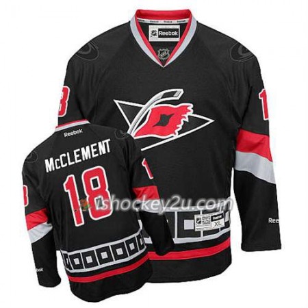 Reebok Mænd NHL Carolina Hurricanes Trøje Jay McClement #18 Tredje Sort