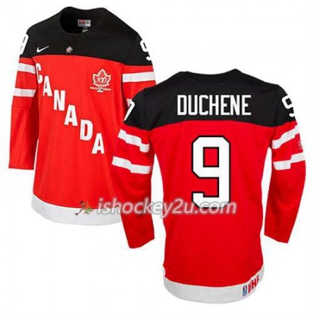 Reebok Mænd NHL Canada Team Trøje Matt Duchene #9 100th Anniversary Rød