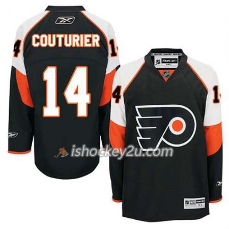 Reebok Mænd NHL Philadelphia Flyers Trøje Sean Couturier #14 Tredje Sort