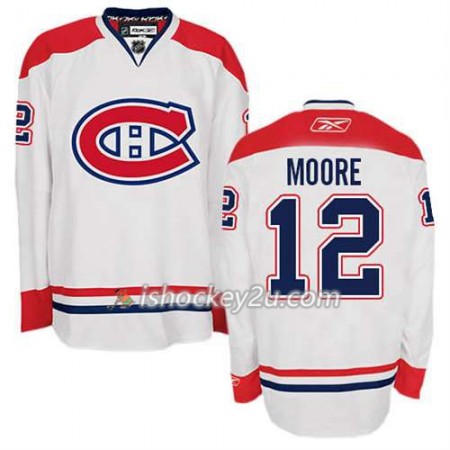 Reebok Mænd NHL Montreal Canadiens Trøje Dickie Moore #12 Udebane Hvid