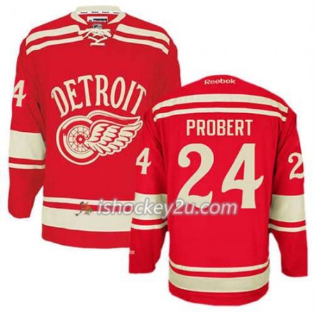 Reebok Mænd NHL Detroit Red Wings Trøje Bob Probert #24 2014 Winter Classic Rød