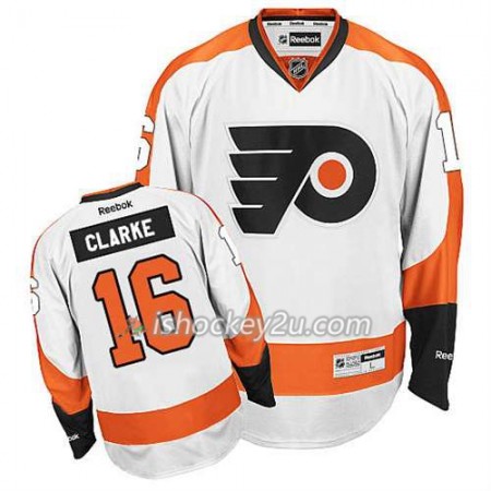 Reebok Mænd NHL Philadelphia Flyers Trøje Bobby Clarke #16 Udebane Hvid