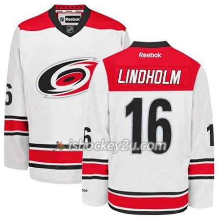 Reebok Mænd NHL Carolina Hurricanes Trøje Elias Lindholm #16 Udebane Rød