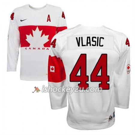 Reebok Dame NHL Canada Team Trøje Marc-Edouard Vlasic #44 Hjemme Hvid Reebok Dame NHL Canada Team Trøje Marc-Edouard Vlasic #44 Hjemme Hvid