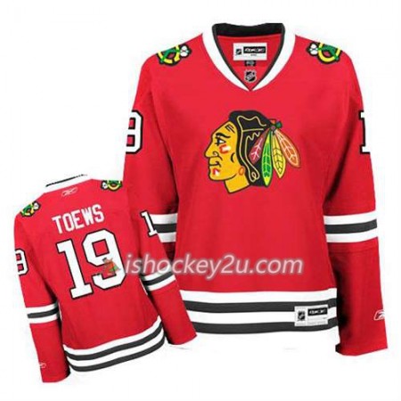 Reebok Mænd NHL Chicago Blackhawks Trøje Jonathan Toews #19 Hjemme Rød Reebok Mænd NHL Chicago Blackhawks Trøje Jonathan Toews #19 Hjemme Rød