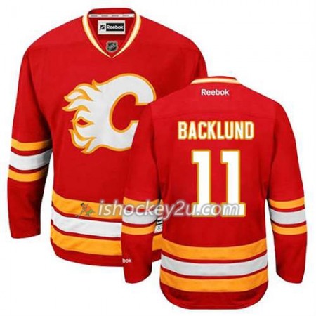 Reebok Mænd NHL Calgary Flames Trøje Mikael Backlund #11 Tredje Rød