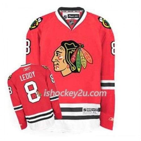 Reebok Dame NHL Chicago Blackhawks Trøje Nick Leddy 8 Rød Hjemme