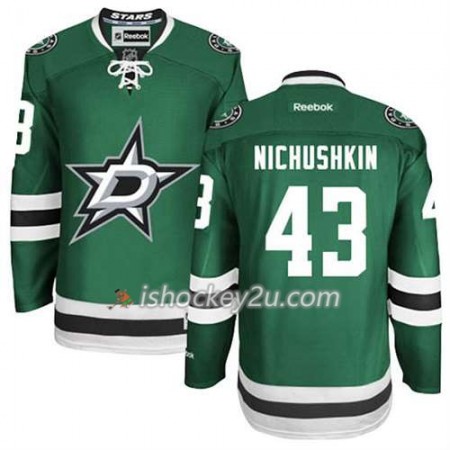 Reebok Mænd NHL Dallas Stars Trøje Valeri Nichushkin #43 Hjemme Sort