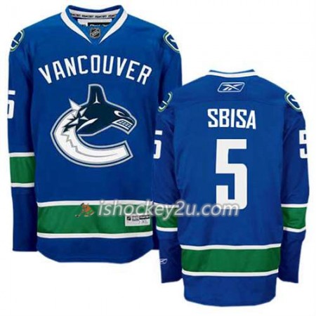 Reebok Mænd NHL Vancouver Canucks Trøje Luca Sbisa #5 Hjemme Blå
