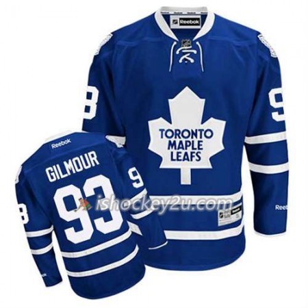 Reebok Mænd NHL Toronto Maple Leafs Trøje Doug Gilmour #93 Hjemme Blå
